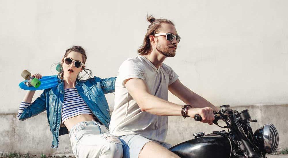 Motorbike in Spring