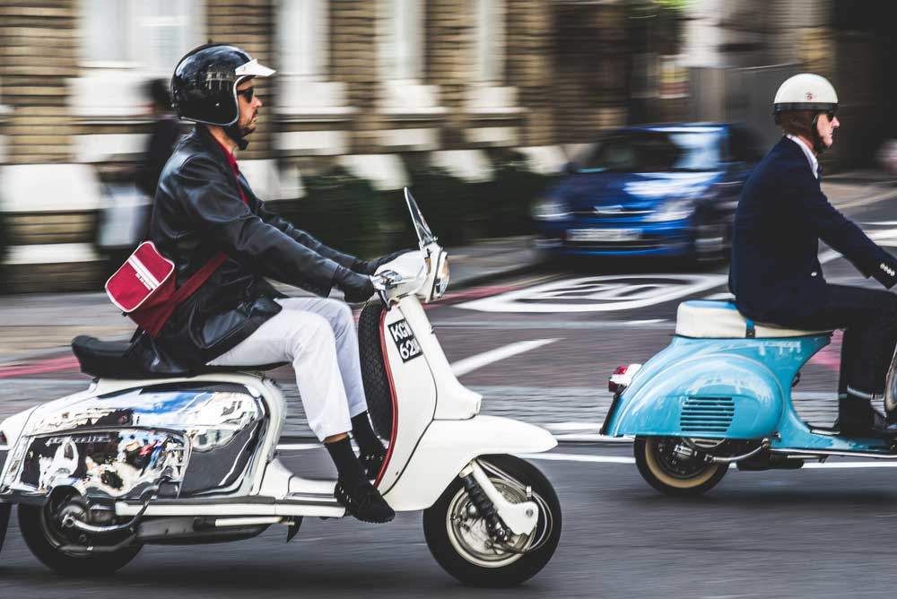 Vespa Scooters in London